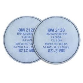 Filtro recambiable para partículas, ozono, vapores orgánicos y gases ácidos P2R 3M 2128 - Referencia 2128